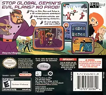 Image n° 2 - boxback : Kim Possible - Global Gemini